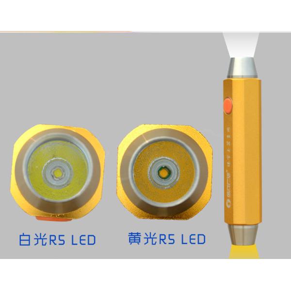 Rechargeable Multi Functional Built-in 18650 Lithium Battery LED Flashlight UV and CREE T6