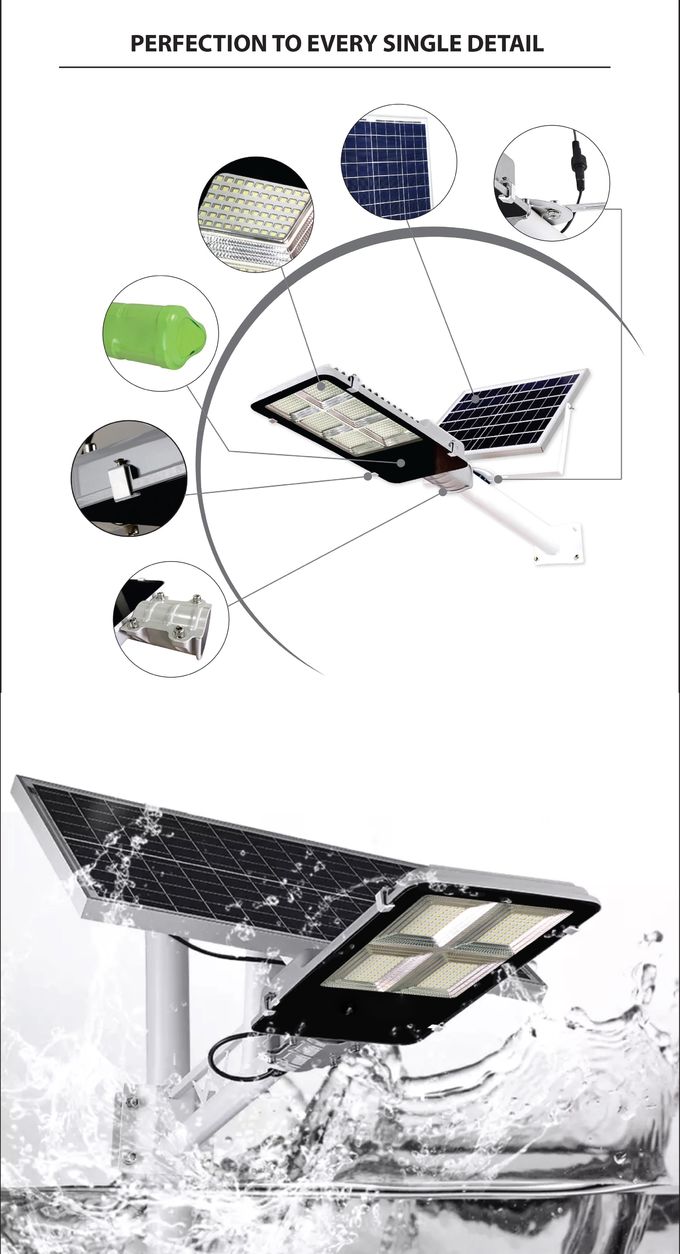 200w Solar Led Street Light , Outdoor Badminton Court Lighting With Diamond Reflector