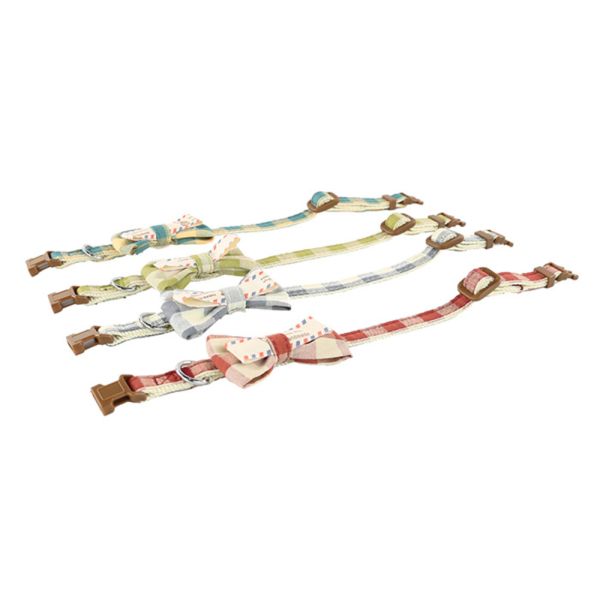 Pet Cute Bow Tie Collar Adjustable Buckle Collar For Small Dogs And Cats