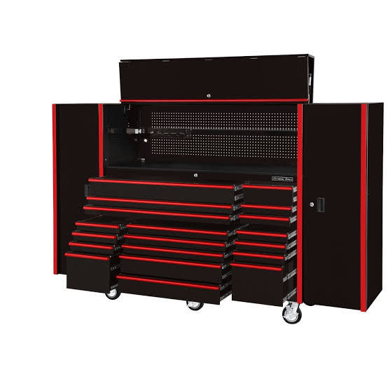 Garage Store Tools Silver 56" Heavy Duty Steel Rolling Tool Box Metal Garage Tool Cabinet