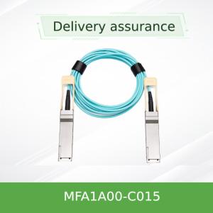 China 100GbE QSFP LSZH Mellanox AOC Ethernet Cable MFA1A00-C015 15m wholesale