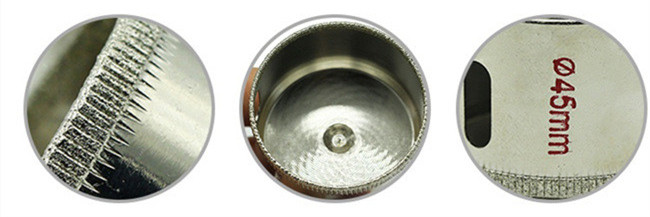 Electroplating Glass Tile Porcelain Efficient Diamond Core Drill Bit