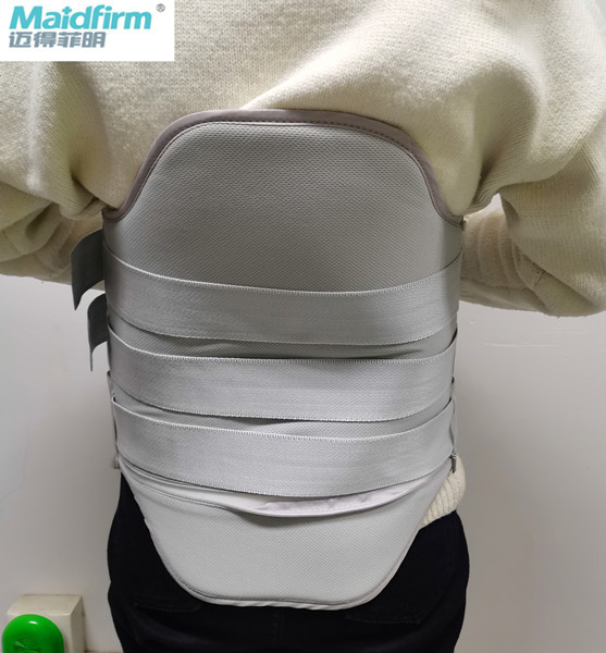 Thermoplastic Waist Back Support Posture Corrector Brace Polycaprolactone Material