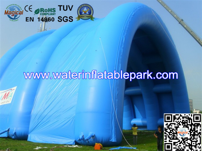 Waterproof PVC Tarpaulin Inflatable Tent / Inflatable Arch Tent With Big Span