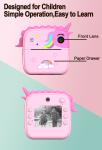 Instant Pocket Mini Inkless Thermal Printer Camera For Kids