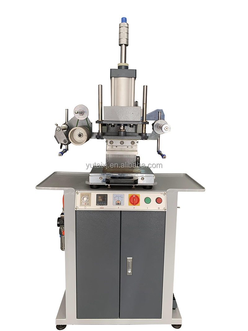 Pneumatic Shoe Making Machine Fabric Logo 3D Embossing Hot Foil Stamping Machine
