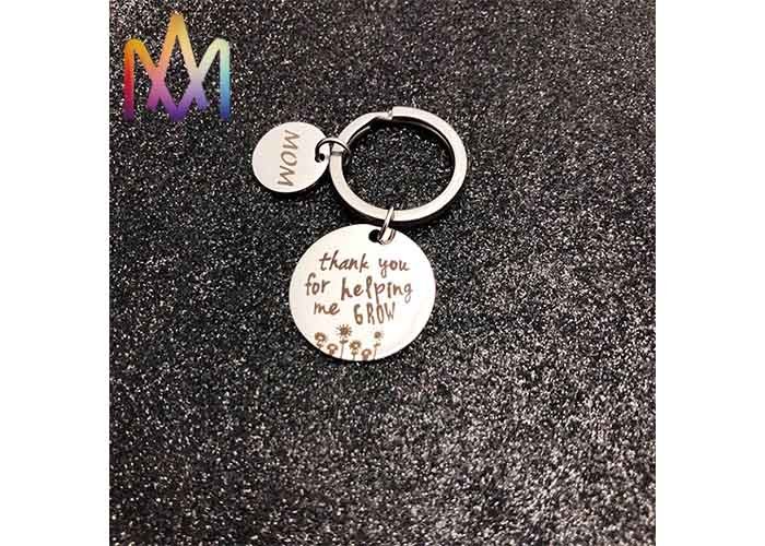 Anti Rust 10.9g Custom Shaped Mom Teacher Keychain