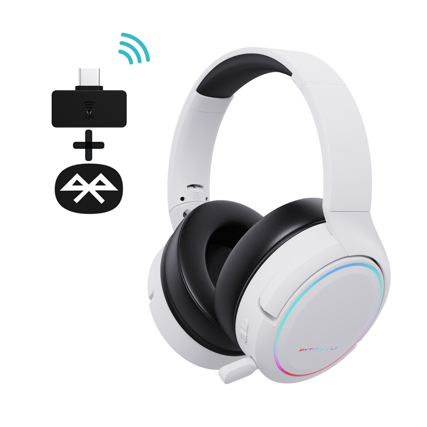 X7Pro Dual Gaming Headset Wireless 35 Hours for Nintendo Switch 2.4GHz Ultra Low Latency