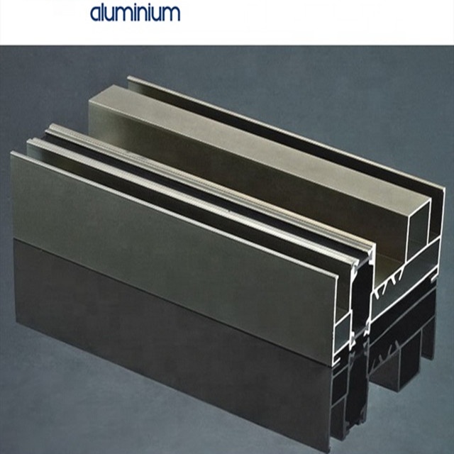 black anodizing solar frame aluminum profiles