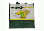 CMYK Laminated Woven Carry Bags For Exhibition Handled Gravure Printing