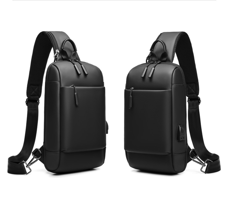 Factory Wholesale new design travel shoulder bag korean crossbody custom chest men sling bag