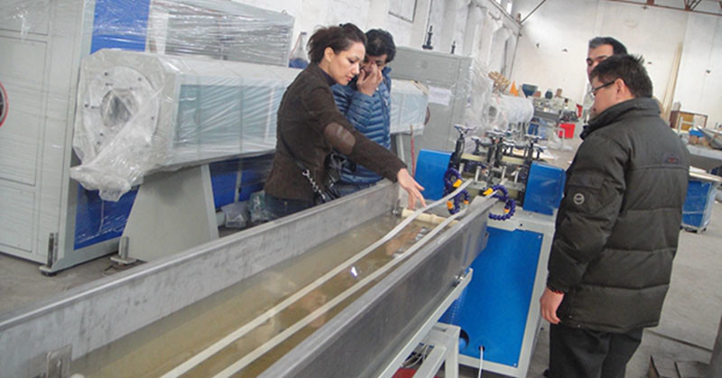 9mm To 50mm PVC Edge Trimmer Machine Banding Tape Extrusion Plastic Seal Strip Processing Lines