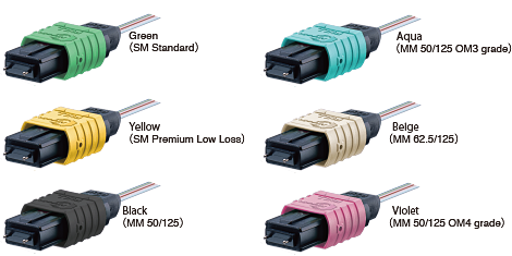 MPO-MPO Female 12 Fibers Low Loss 0.35dB Type A B Plenum (OFNP) OS2 9/125 Single Mode Trunk Cable, Yellow