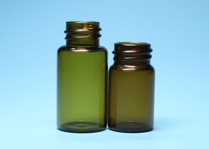 Various Specifications of Brown Thread Mouth Borosilicate Glass Bottle