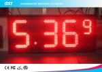 Double Sided Color Led Clock Display For Outdoor Sports , High Accuracy