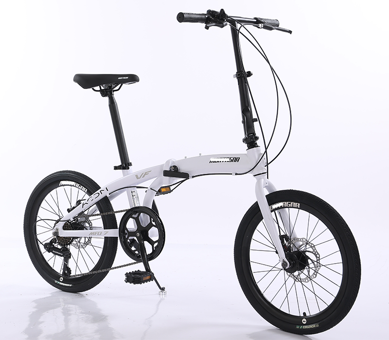 GOMID Folding Bicycle with SHIMANO TX30-7 Speed Shift Lever and 20 Inch Foldable Design Bicicletas Gear Cycle