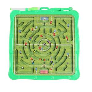 China children's Small Magnetic Maze Board Puzzle Ball Football Field game wholesale