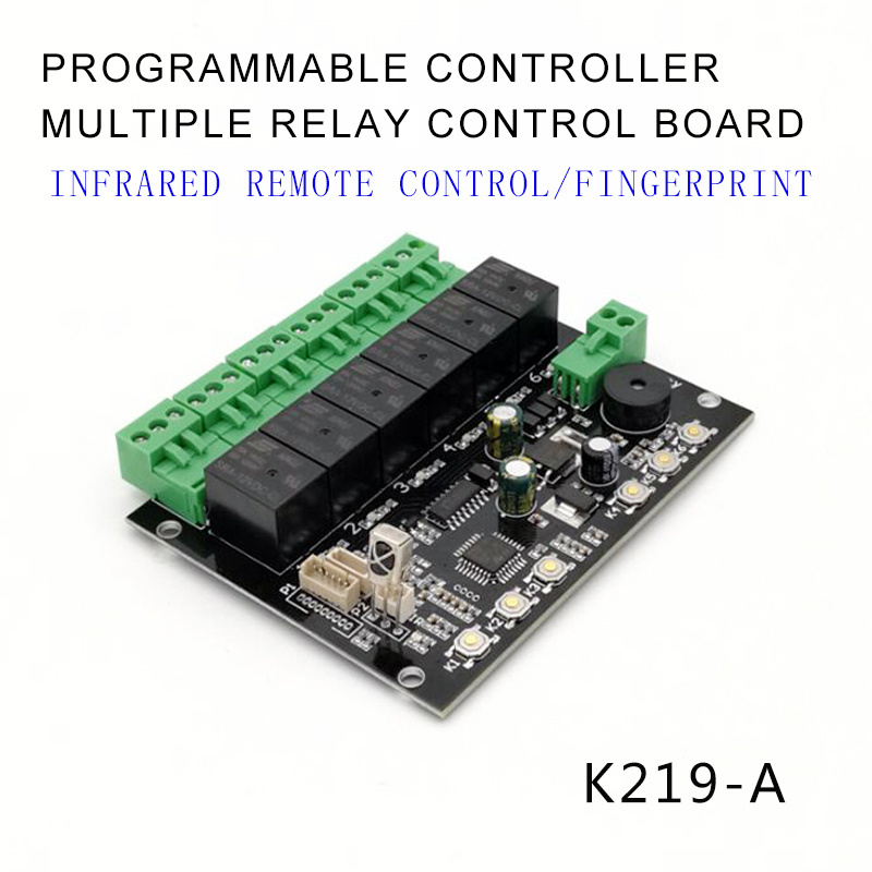 Grow K219-a+R503 Programmable Multiple Relay Fingerprint IR Control Board
