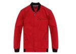 Various Color Durable Work Coats Jackets Ribbed Cuffs , Men's Bomber Jackets