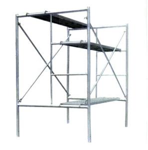 China Construction Steel Ladders Hdg H Frame Scaffolding Co2 Arc Welding wholesale