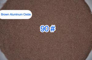 China Tilting Furnace Brown Fused Alumina , Bonded Abrasives 80# Grit Aluminum Oxide Sand wholesale