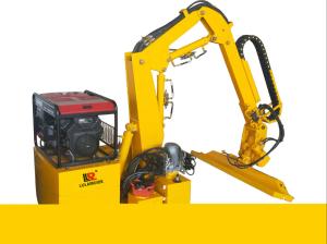 China Highway Tractor Mounted Hedge Cutter Trimmer 360 Degree Rotation wholesale