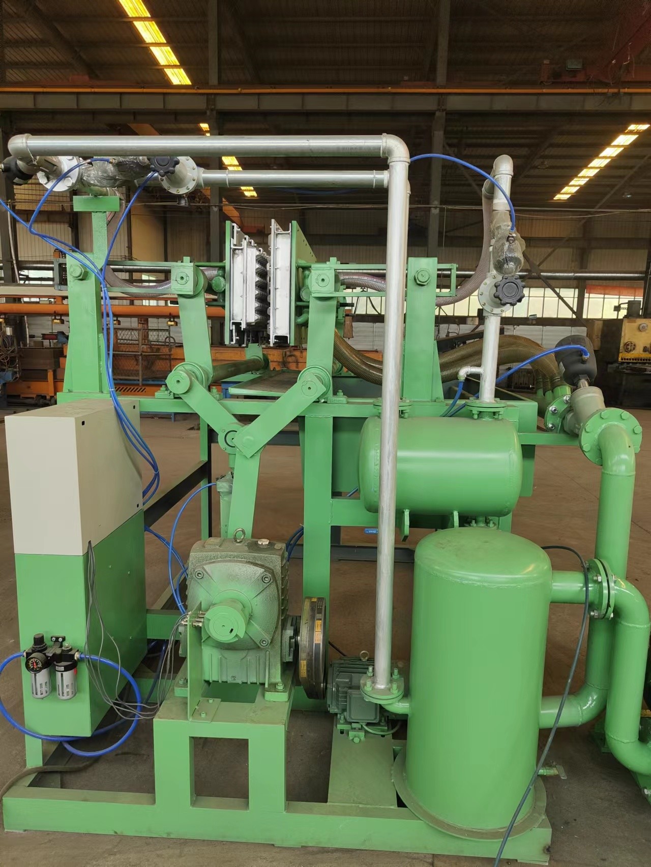 Output 53-100kg/h Aluminum Molds Paper Egg Tray Making Machines Pulp Molding Egg Carton Machine