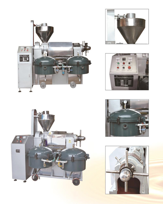 RF130-A Screw Press Oil Expeller , Coconut Oil Expeller Machine With Air Pressure Filter