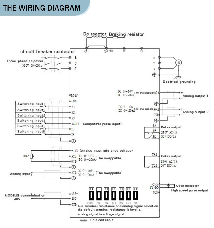 7.5KW 3 Phase Vector VFD Drive AC Motor High Speed Control