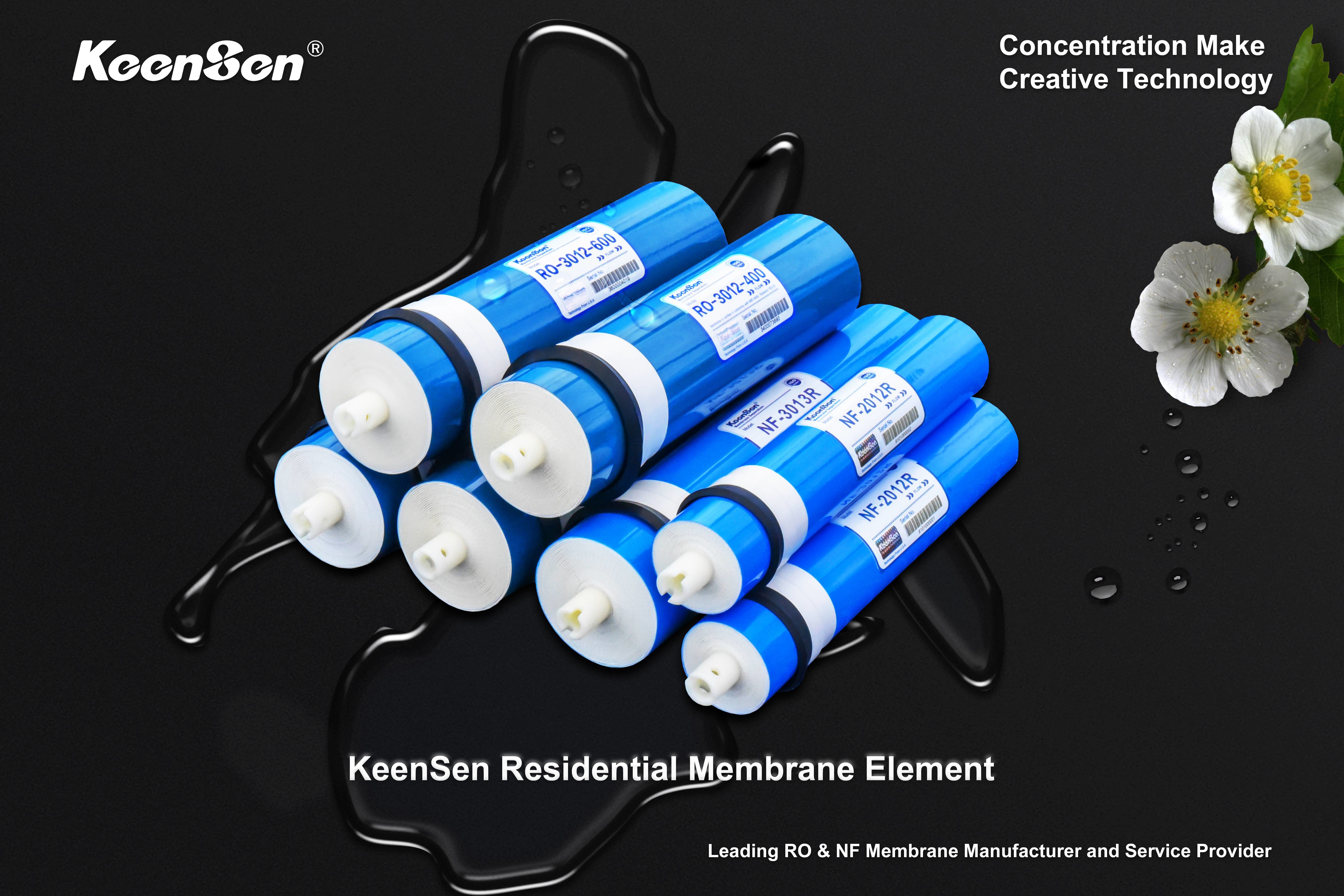 RO-3012-600 GPD RO Membrane Elements RO System Membrane Customization