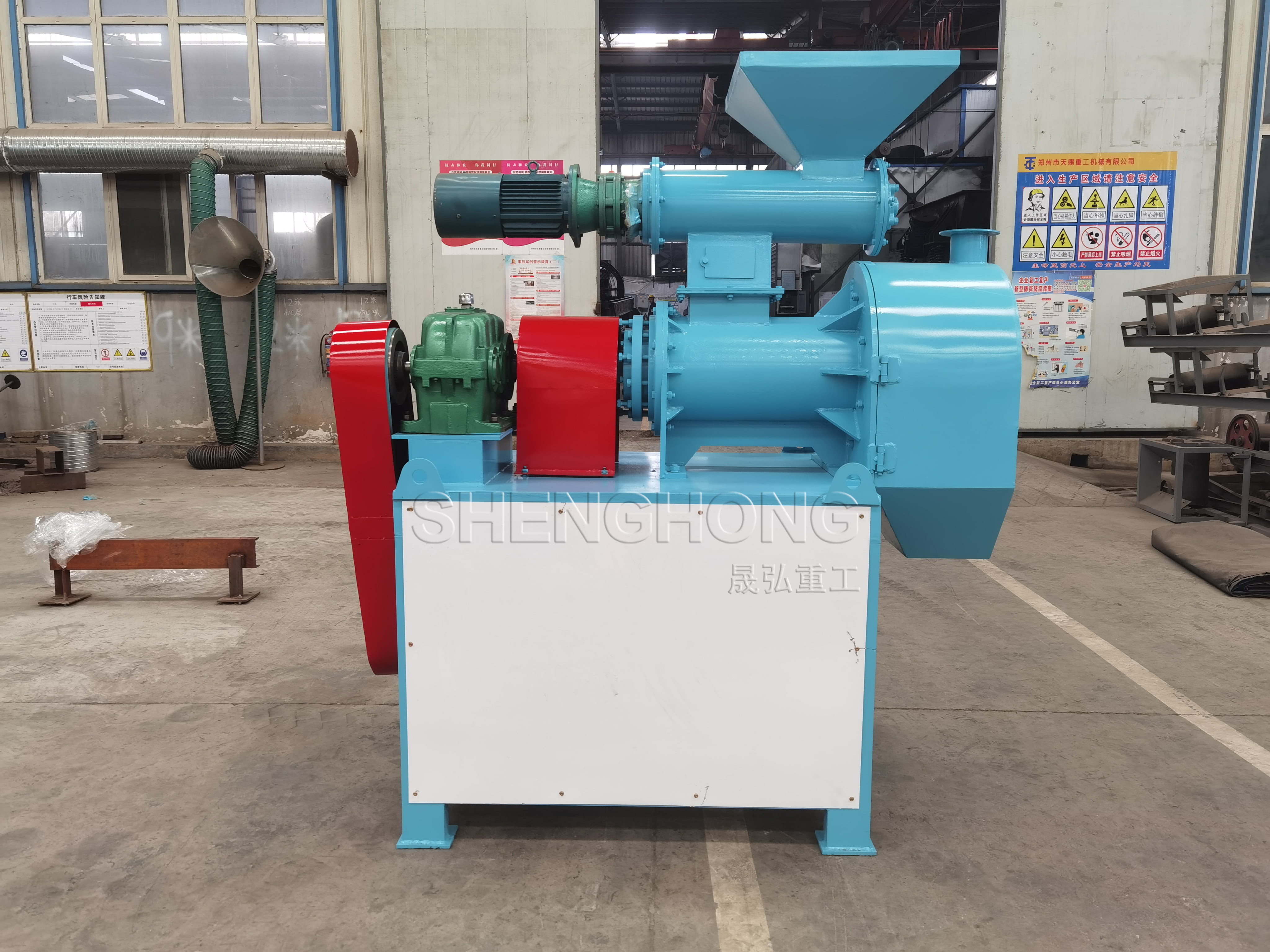 Organic Fertilizer Pellet Machine SHH-400 Fertilizer Spheroidizer For Eco-friendly Spheroidization