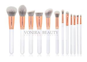 China 12PCS Vegan Synthetic Hair Private Label Makeup Brushes Wholesale Collection wholesale