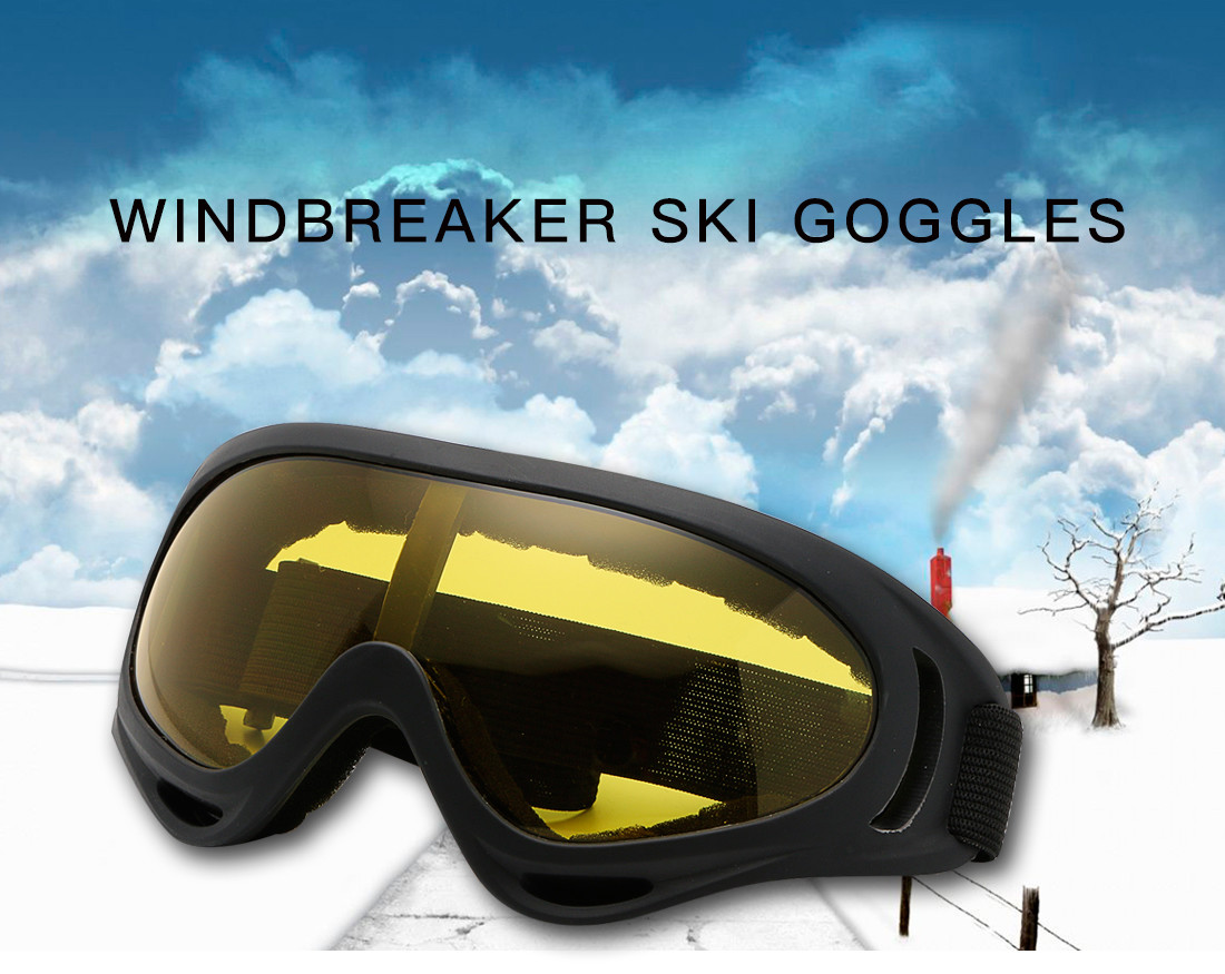 Ski Goggles Over Glasses Ski Snowboard Goggles Unisex 100% UV Protection