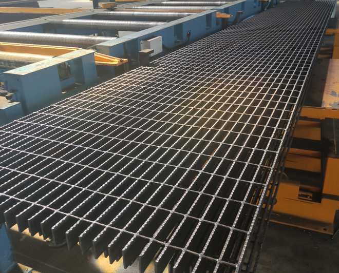 steel grating weld