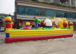 Customized Cartoon Inflatable Bouncy Castle Waterproof / Fire - Resistant