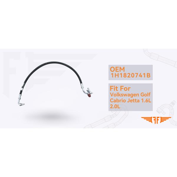 1H1820741B Golf Cabrio Jetta 91-99 VW Auto Air Conditioner Hose Fits 1.6L 2.0L