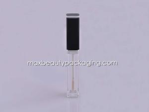 China cosmetic packaging plastic lip gloss tube liquid lipstick tube PETG PCTA PMMA tube wholesale