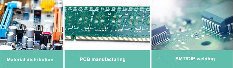 Ceramic Plate HASL Lead Free Multilayer Turnkey PCBA