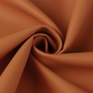 China Litchi PVC Leather For Furniture 1.4mm Thickness Imitate Genuine Faux Leather wholesale