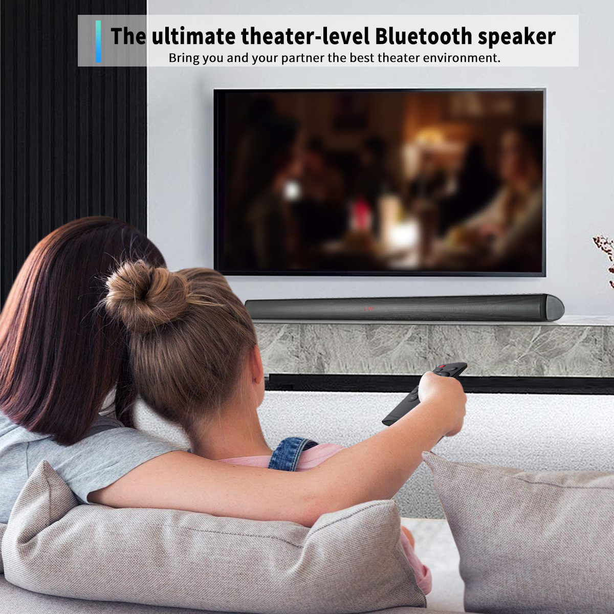60Hz-20KHz Mini Sound Bar Bluetooth Speaker Wireless Soundbar For Pc