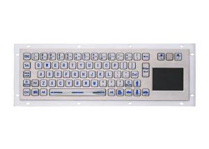 China SS304 Industrial Metal Keyboard 1.5mm Key Travel PS2 wholesale