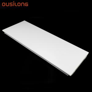 China Suspended Acoustic Snap In Ceiling Panel With Sound Tex Fleece wholesale