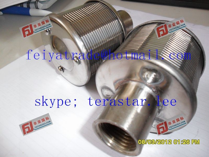 DN45-108 stainless steel wedge wire filter nozzle / johnson screen nozzle / water & gas strainer nozzle for power plant