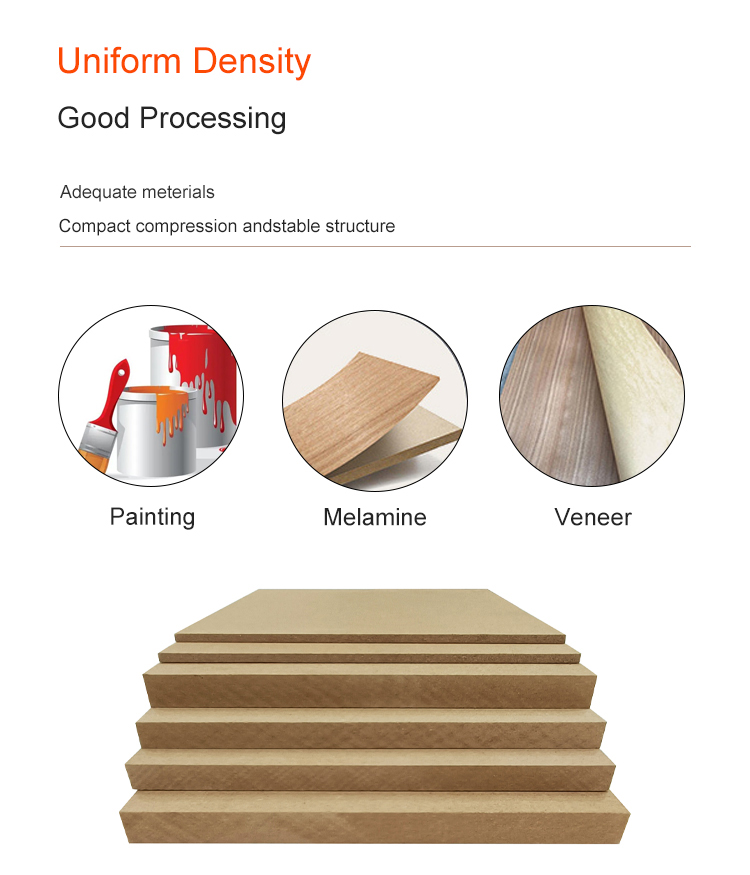 2.0mm 11mm Veneer MDF Wooden Slatwall 19mm Oak Veneered MDF