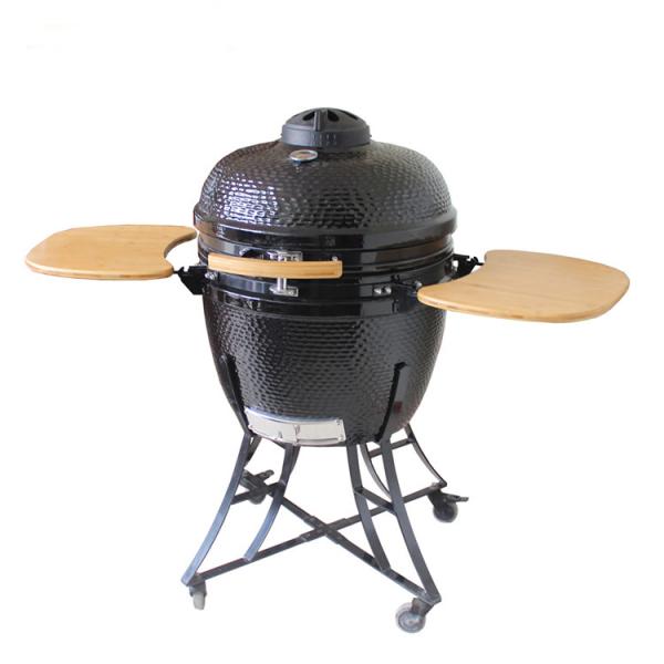Custom 24 Inch Kamado BBQ Grill Outdoor Ceramic Charcoal Cooker for Perfect Barbecuing