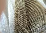 Gold Metal Aluminium Chain Link Fence Screen 5mm hole 2KG/M2