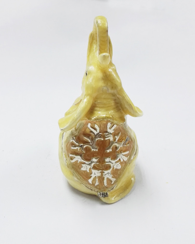 elephant trinket box alloy jewelry box home decoration jewelry box