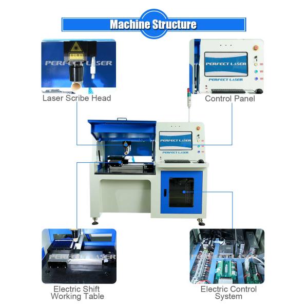50W Fiber Laser Silicon Wafer Cutting Machine For Solar Photovoltaic Polycrystalline
