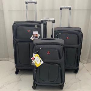 China Fabric Luggage Bag Suitcase Spinner Softshell Lightweight With Combination Lock wholesale