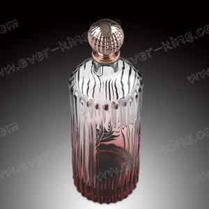 China Liquor Spirit Glass Bottle Logo Embossed Customized 750ml wholesale